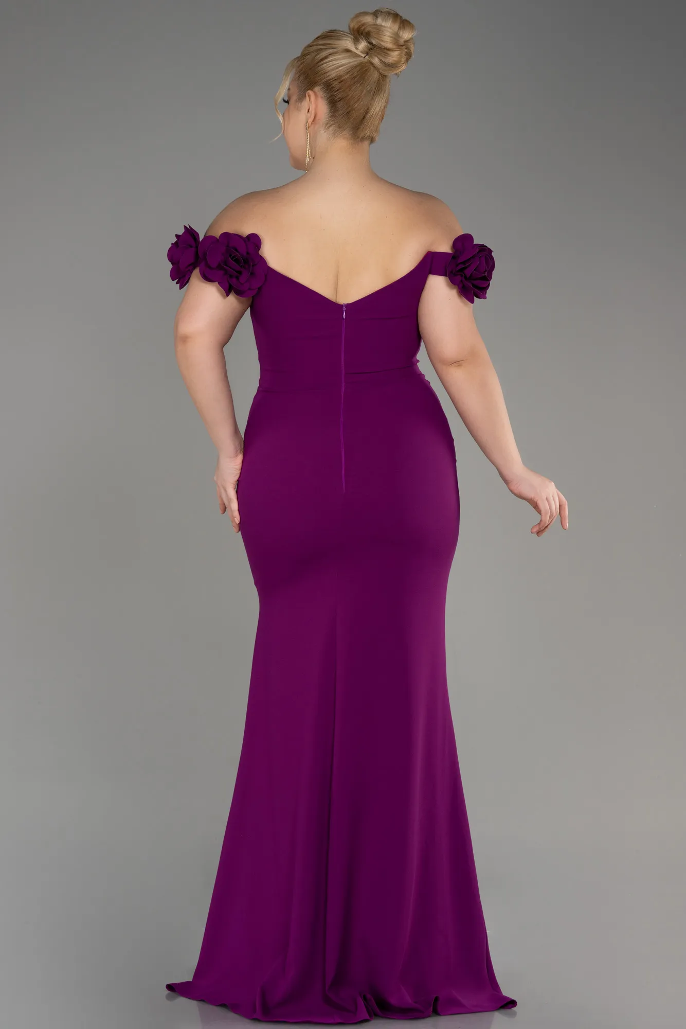 Violet-Long Plus Size Prom Dress ABU3946