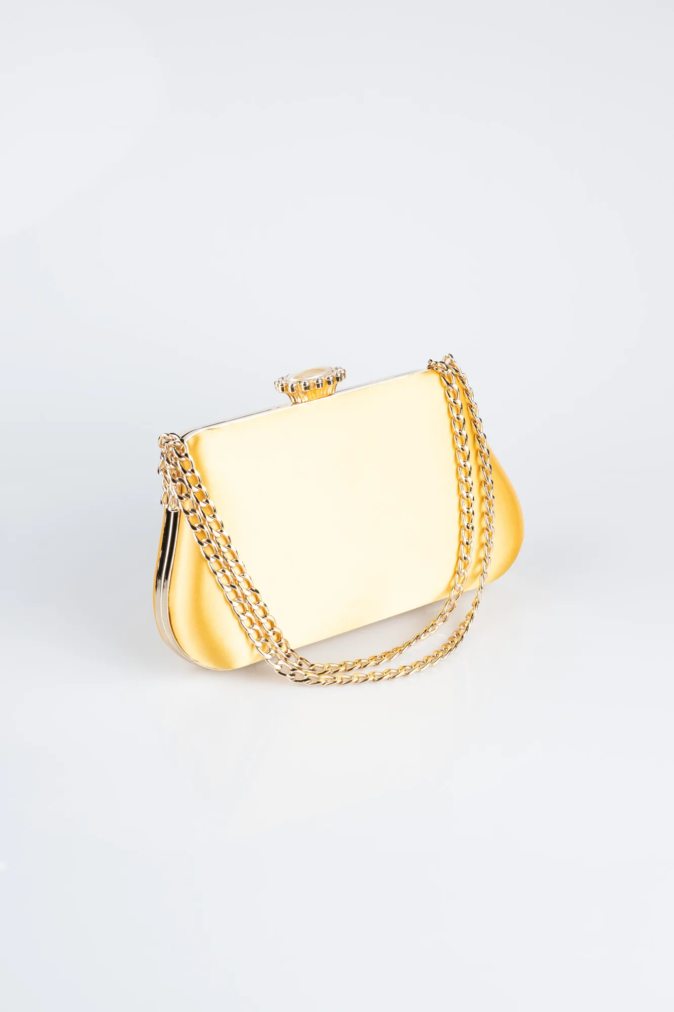 Yellow-Satin Night Bag SH834