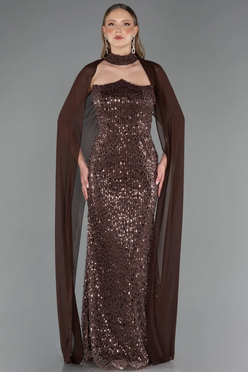 Long Beaded Evening Dress ABU6569