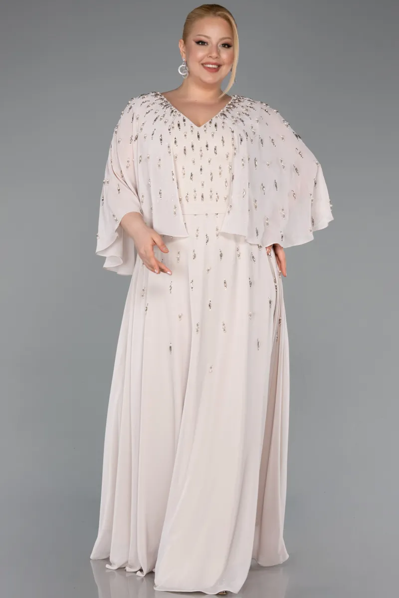Long Chiffon Plus Size Evening Dress ABU6066