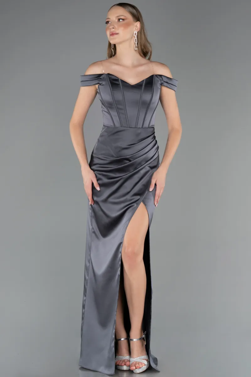 Long Satin Mermaid Prom Dress ABU6574