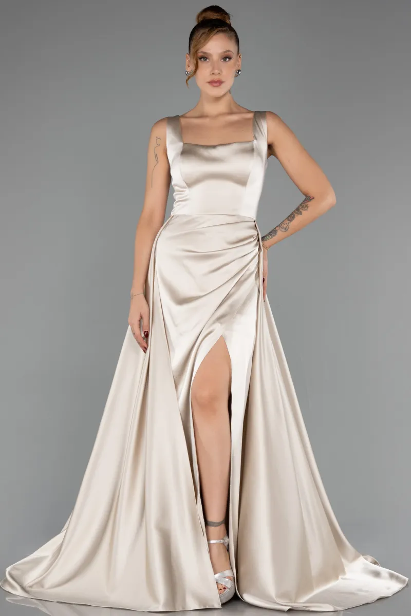 Long Satin Prom Gown ABU6572